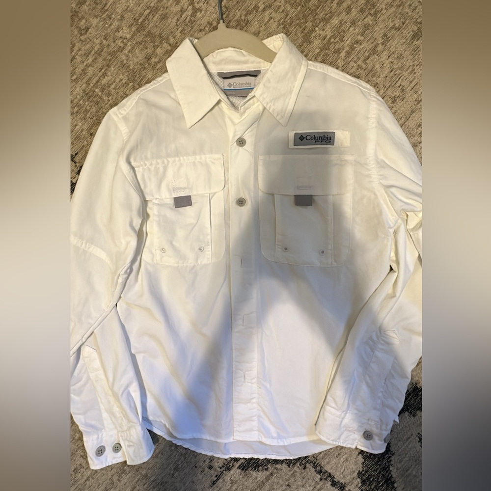 Boys Columbia Fisherman-style shirt
